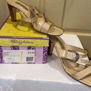 brighton Rusty in Ecru sandal in 8.5